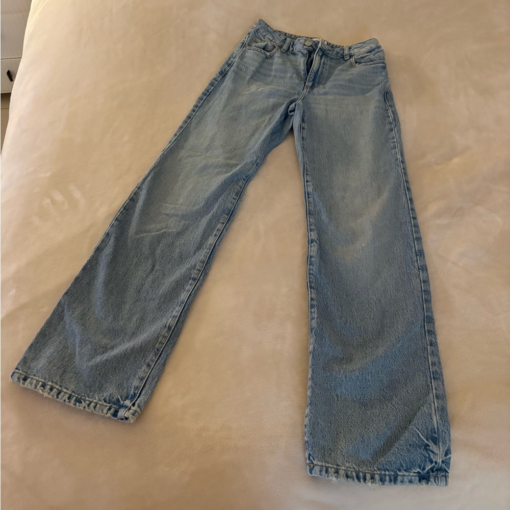 Garage Denim 90s Straight Jeans in Light Blue